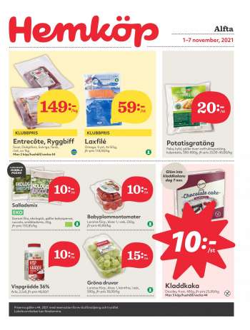 Hemköp reklamblad - 1/11 2021 - 7/11 2021.