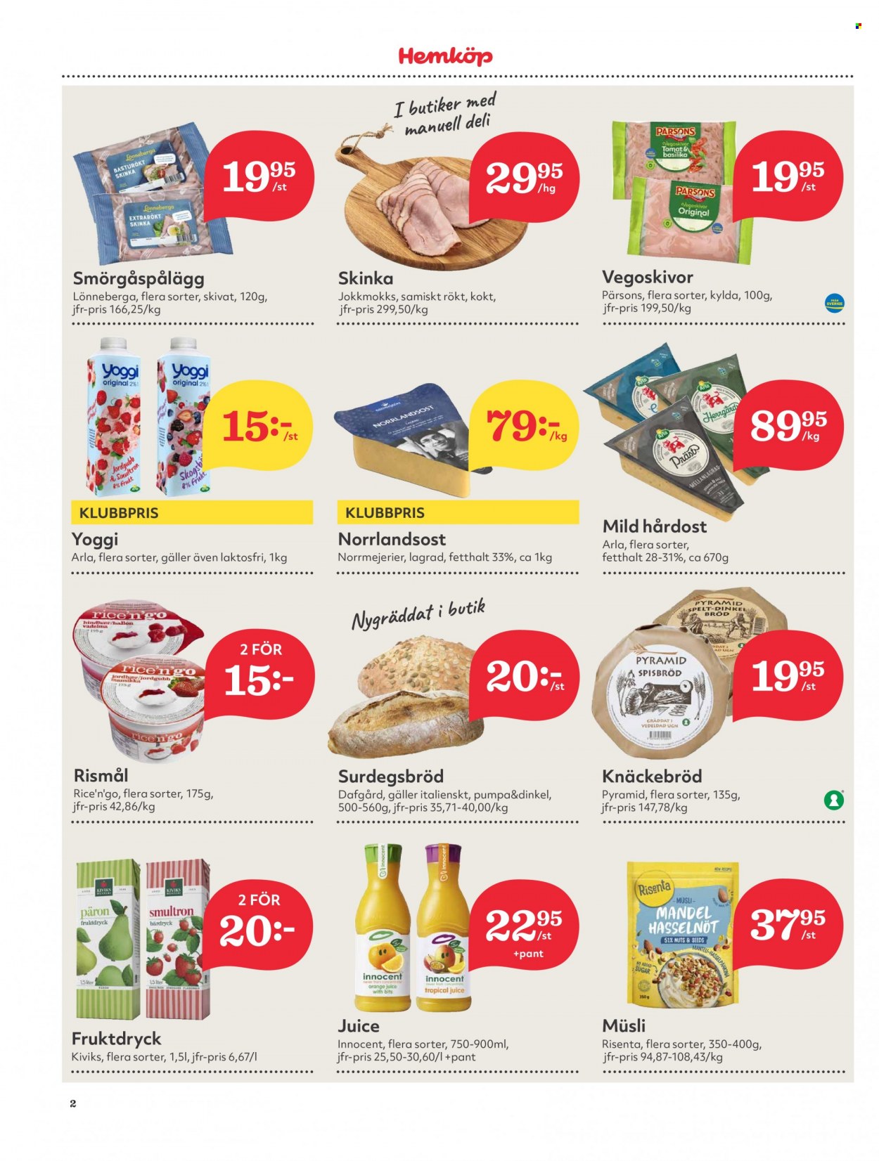Hemköp reklamblad - 1/11 2021 - 7/11 2021. Sida 2