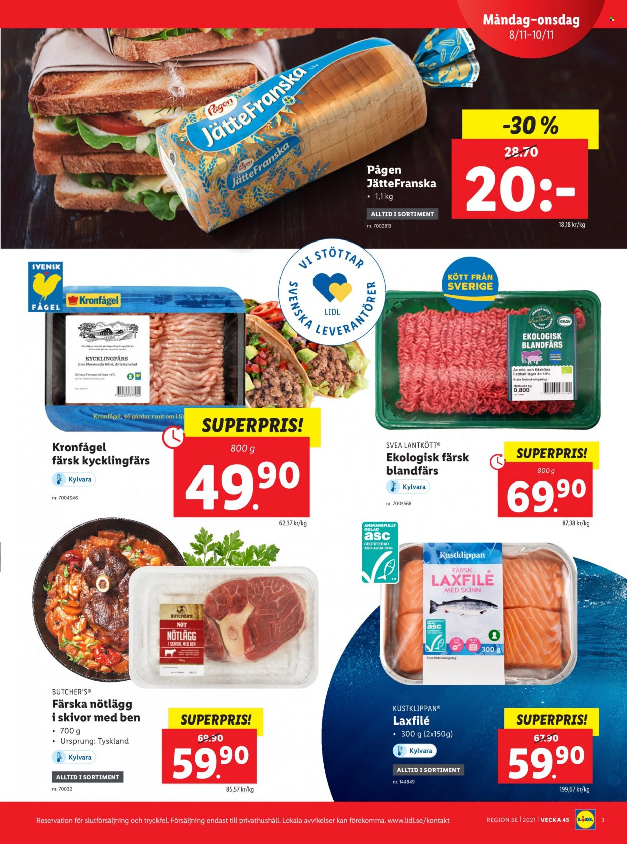 Lidl reklamblad - 8/11 2021 - 14/11 2021. Sida 3