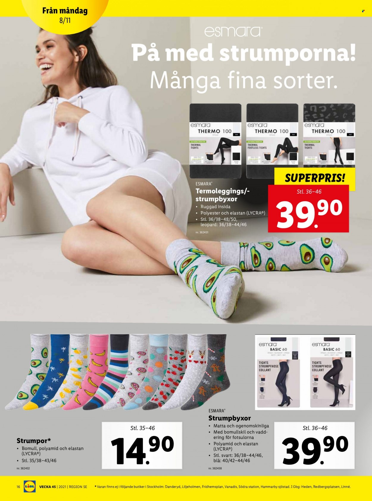 Lidl reklamblad - 8/11 2021 - 14/11 2021. Sida 16