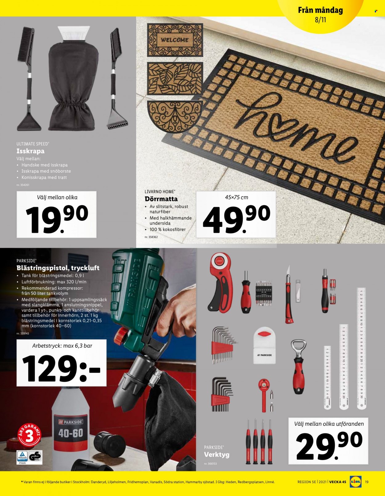 Lidl reklamblad - 8/11 2021 - 14/11 2021. Sida 19