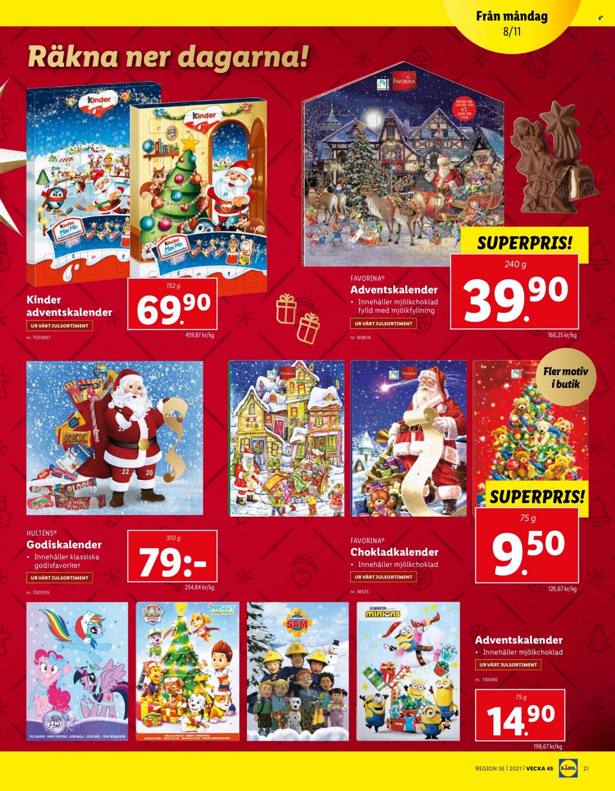 Lidl reklamblad - 8/11 2021 - 14/11 2021. Sida 21