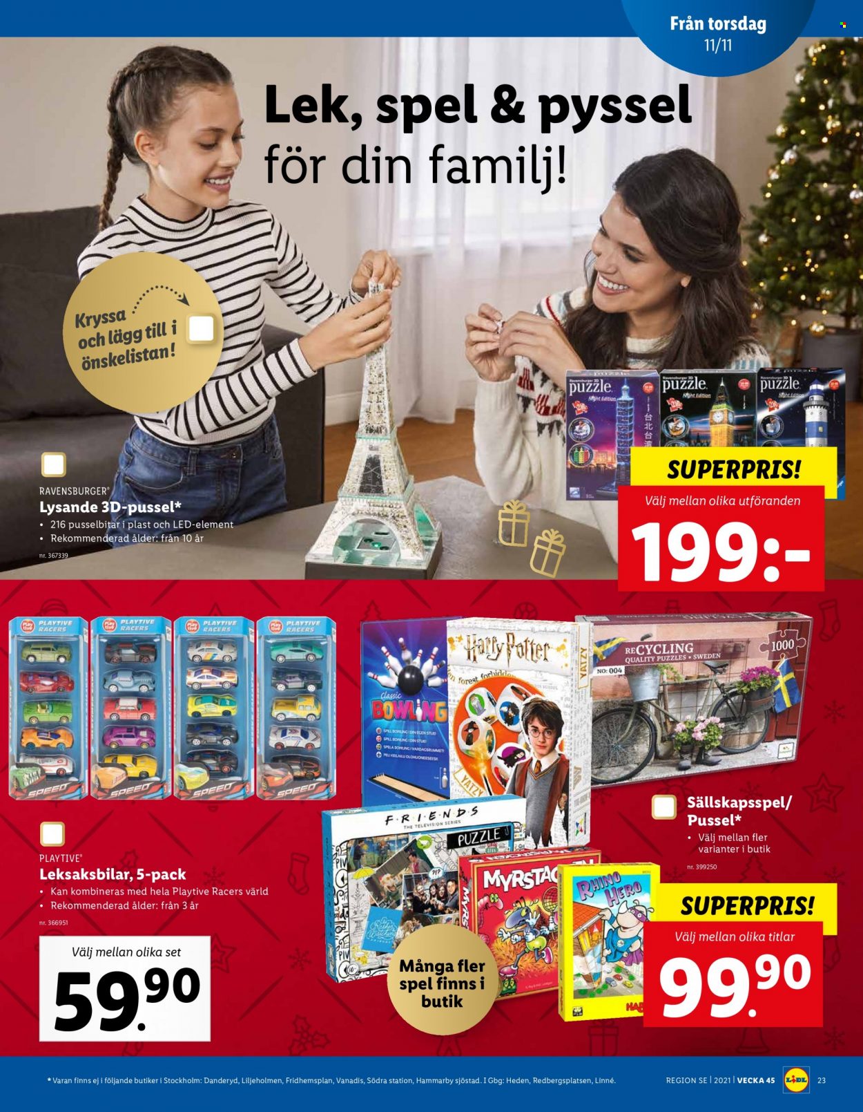 Lidl reklamblad - 8/11 2021 - 14/11 2021. Sida 23