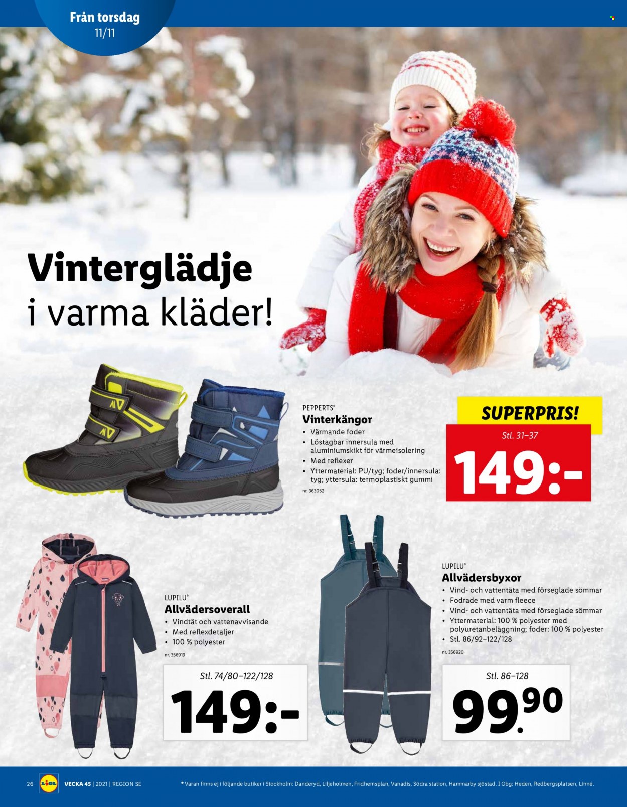 Lidl reklamblad - 8/11 2021 - 14/11 2021. Sida 26
