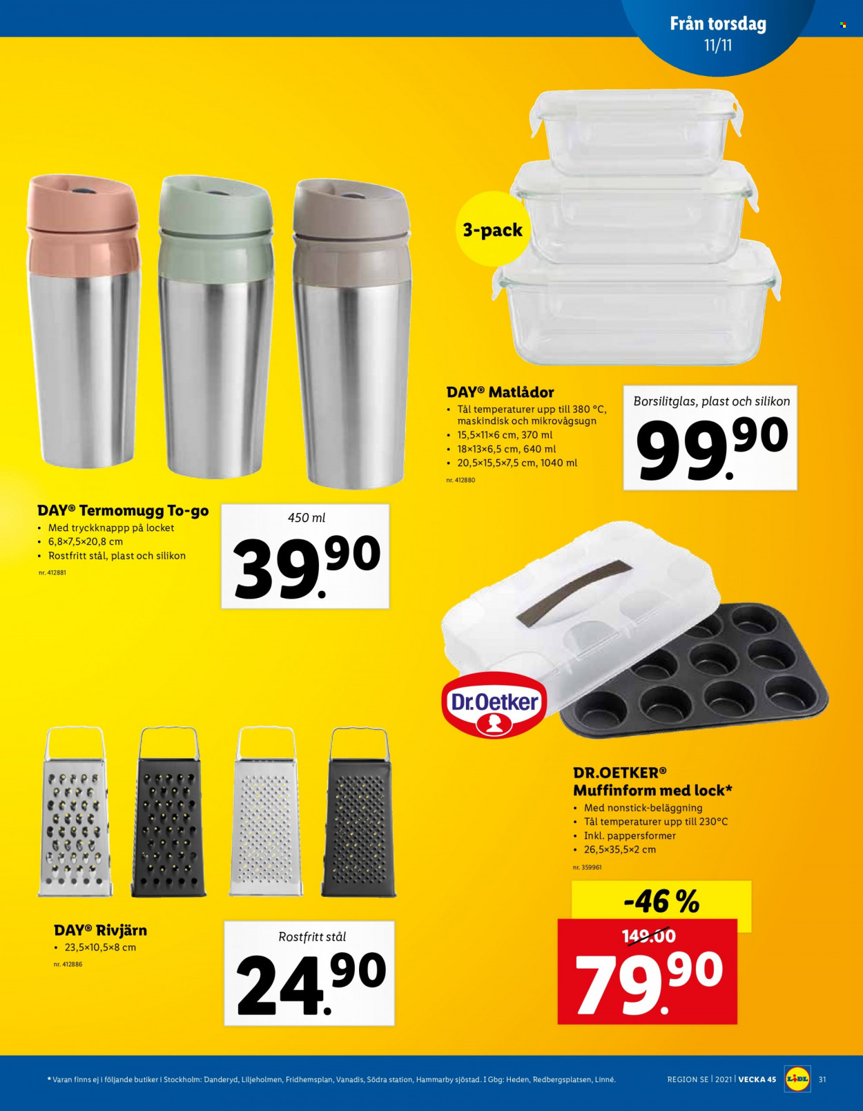 Lidl reklamblad - 8/11 2021 - 14/11 2021. Sida 31