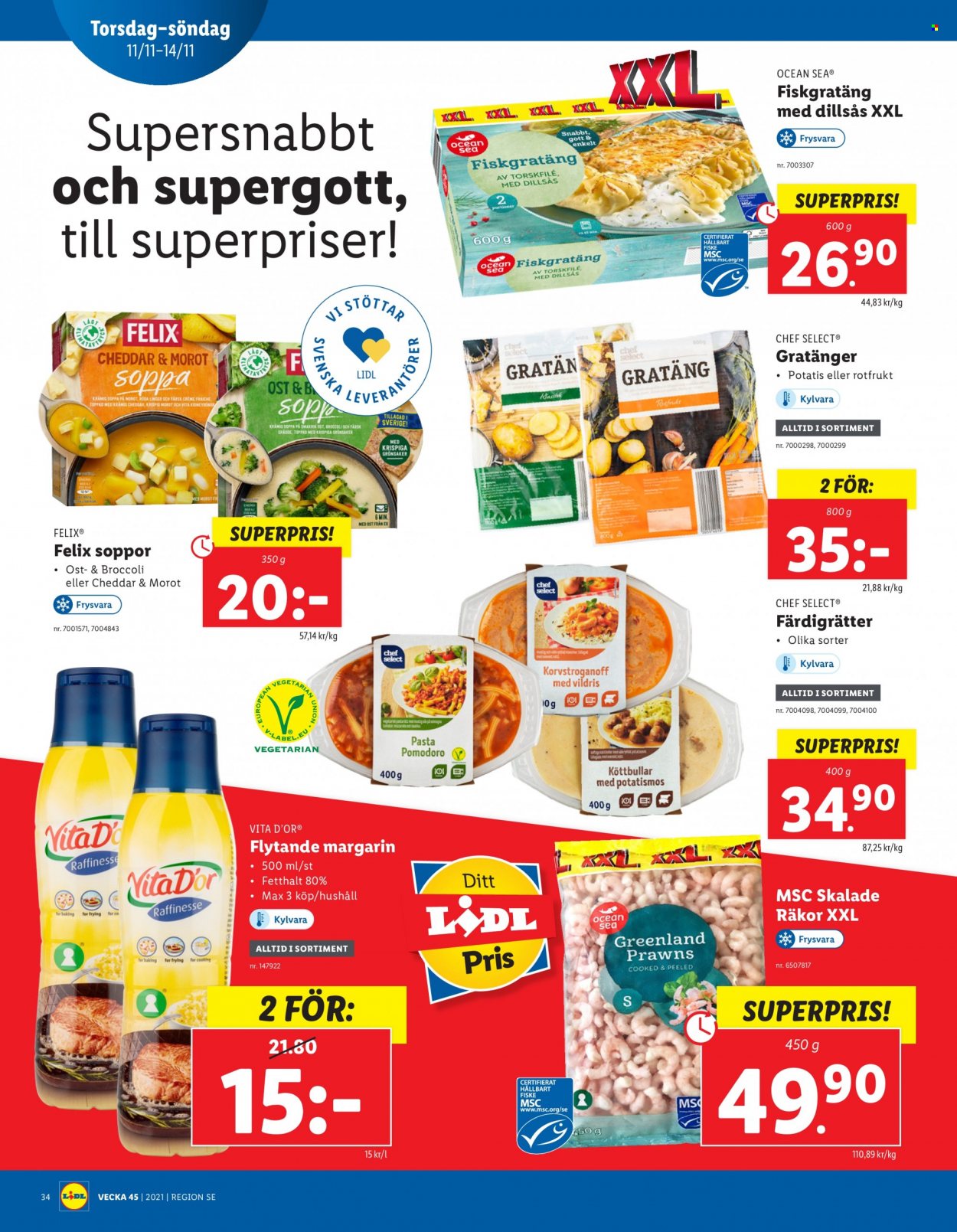 Lidl reklamblad - 8/11 2021 - 14/11 2021. Sida 34