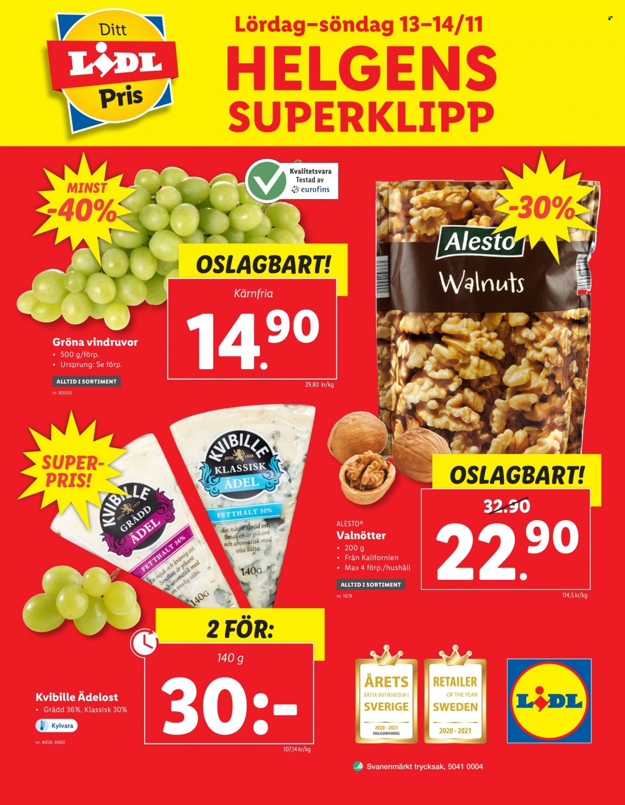 Lidl reklamblad - 8/11 2021 - 14/11 2021. Sida 36