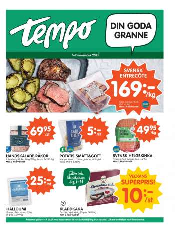 Tempo reklamblad - 1/11 2021 - 7/11 2021.
