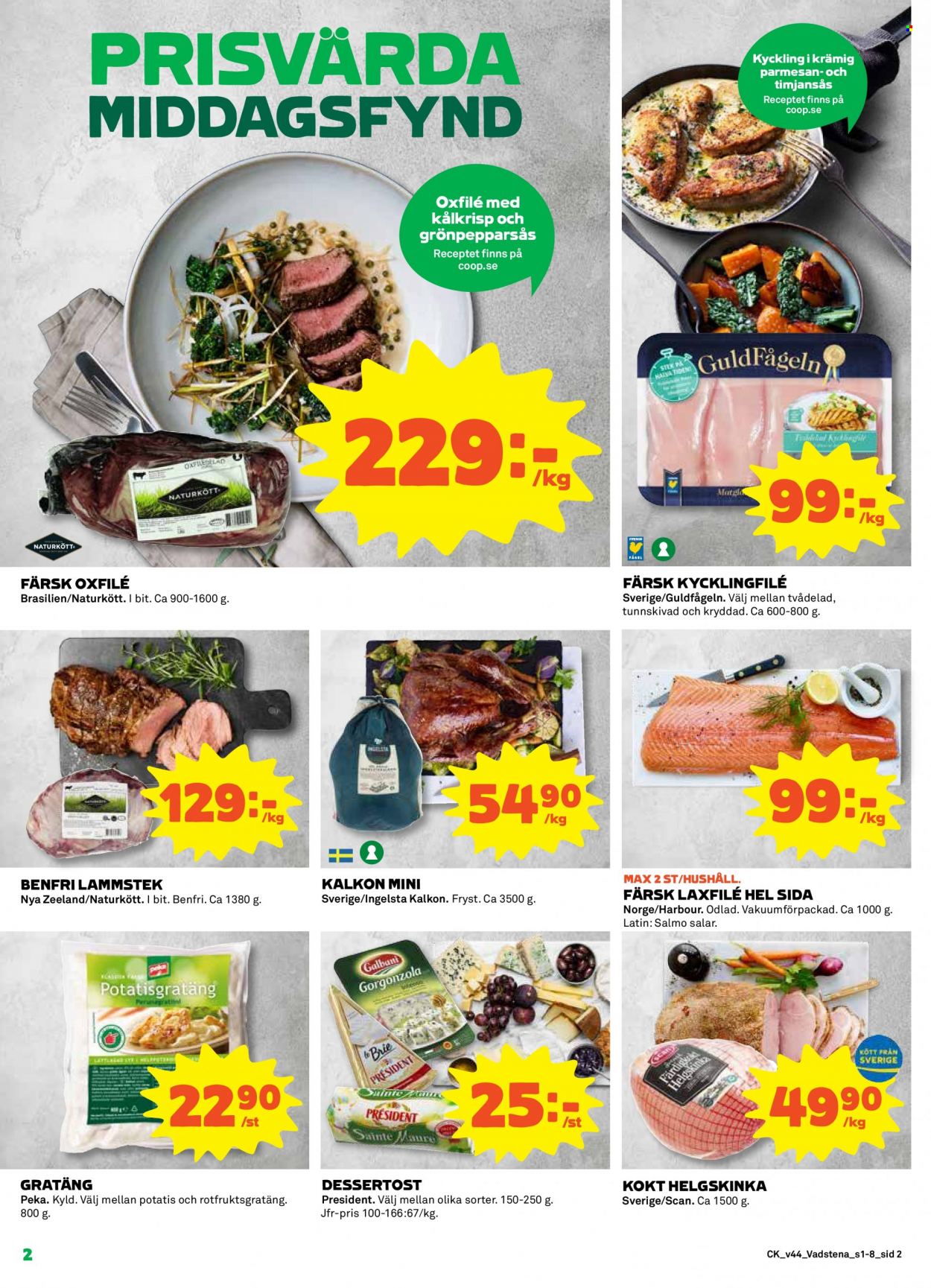 Coop reklamblad - 1/11 2021 - 7/11 2021. Sida 2