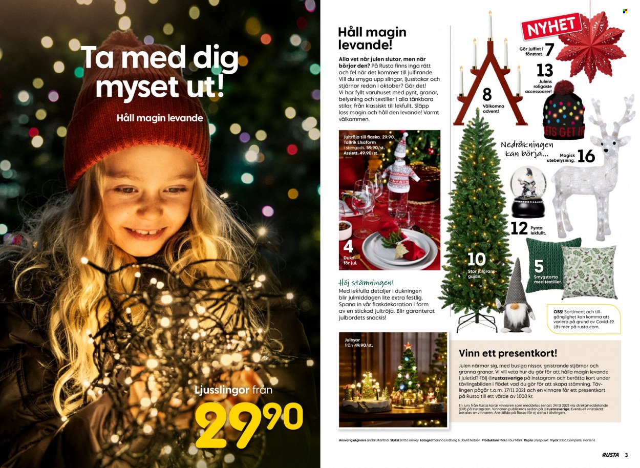 Rusta reklamblad - 3/11 2021 - 17/11 2021. Sida 2