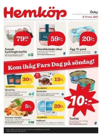 Hemköp reklamblad - 8/11 2021 - 14/11 2021.