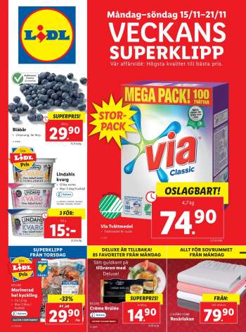 Lidl reklamblad - 15/11 2021 - 21/11 2021.
