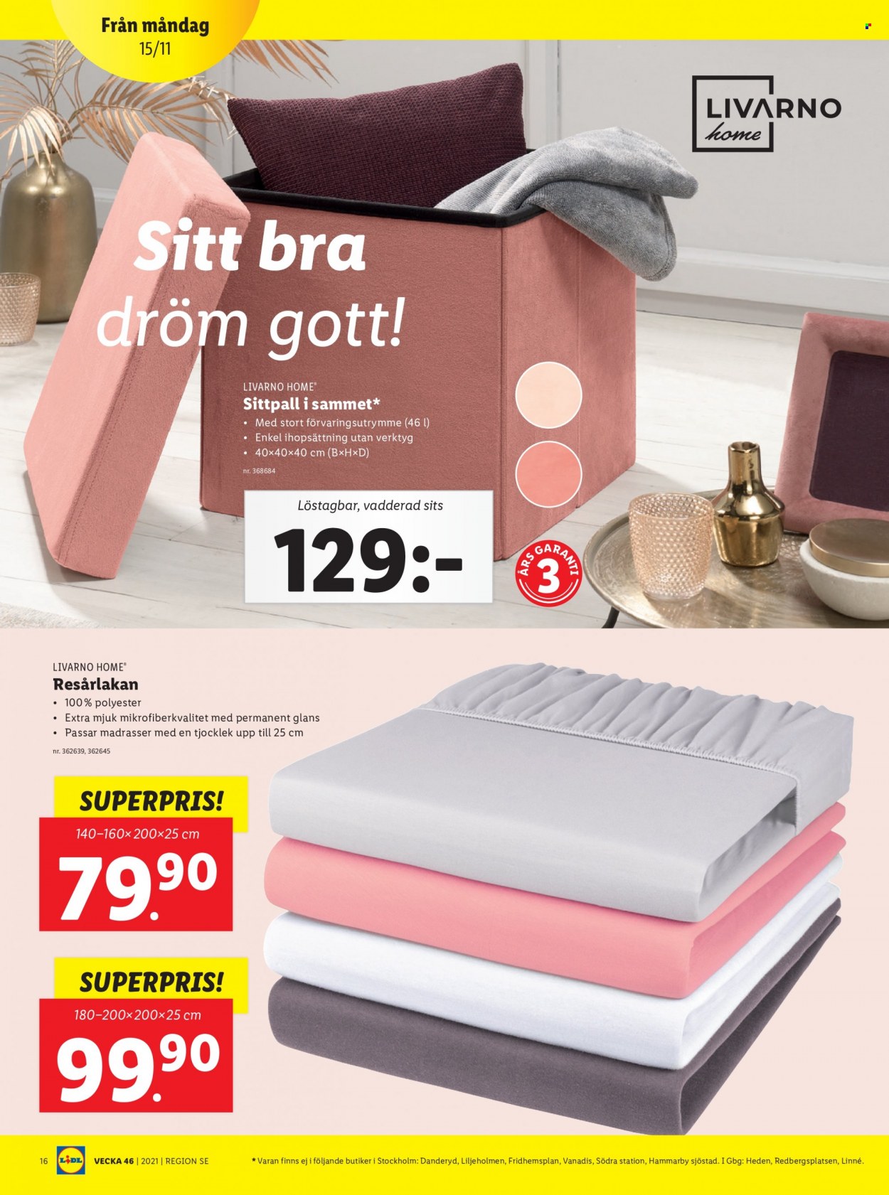 Lidl reklamblad - 15/11 2021 - 21/11 2021. Sida 16