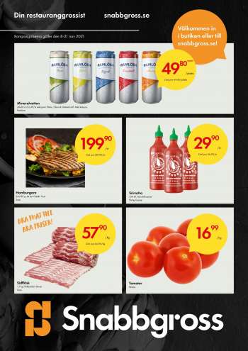 Axfood Snabbgross reklamblad - 8/11 2021 - 21/11 2021.