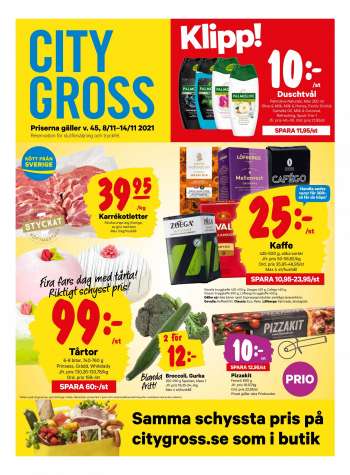 City Gross reklamblad - 8/11 2021 - 14/11 2021.