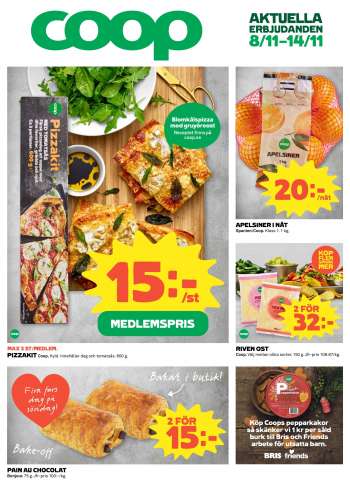 Coop reklamblad - 8/11 2021 - 14/11 2021.