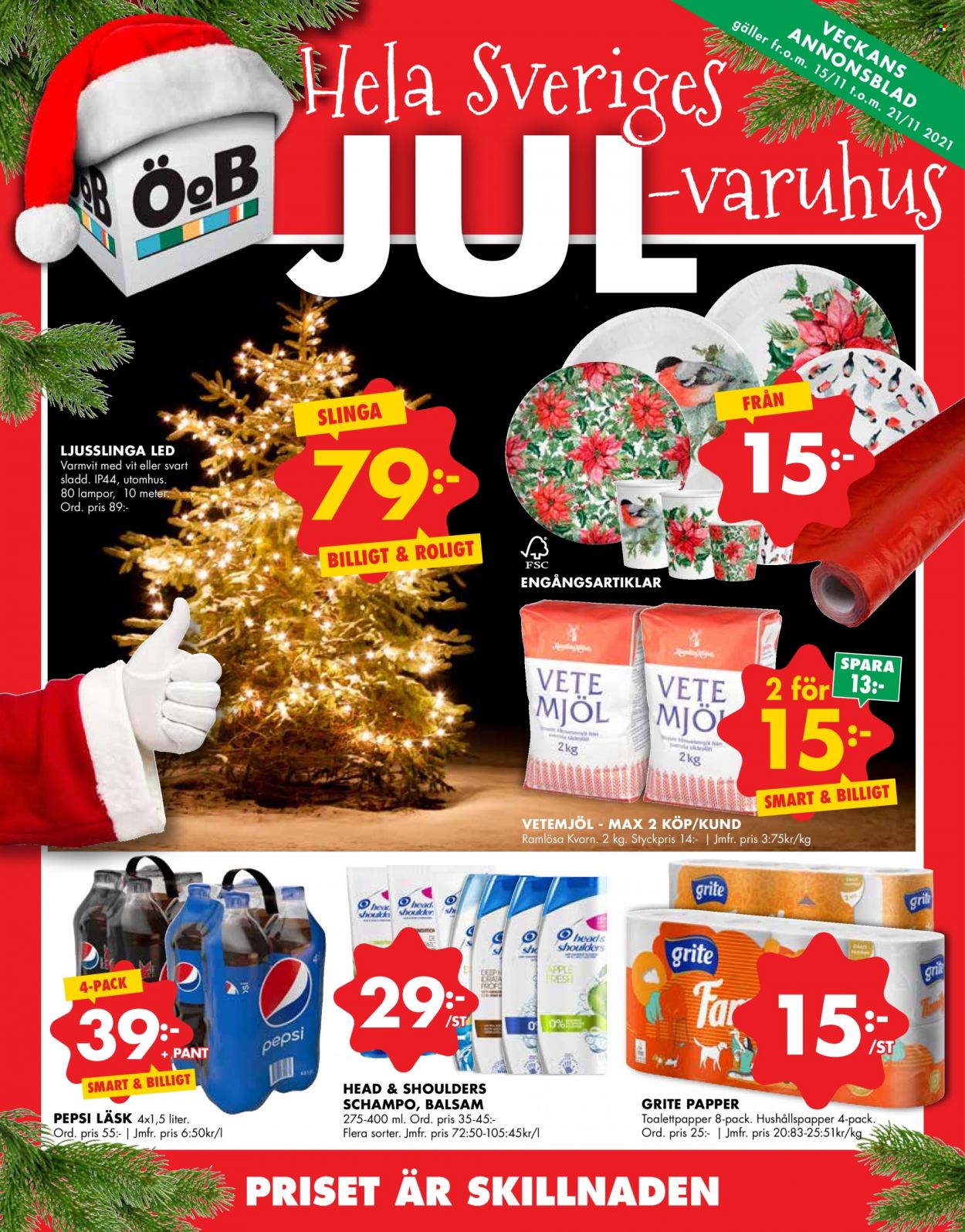 ÖoB reklamblad - 15/11 2021 - 21/11 2021. Sida 1