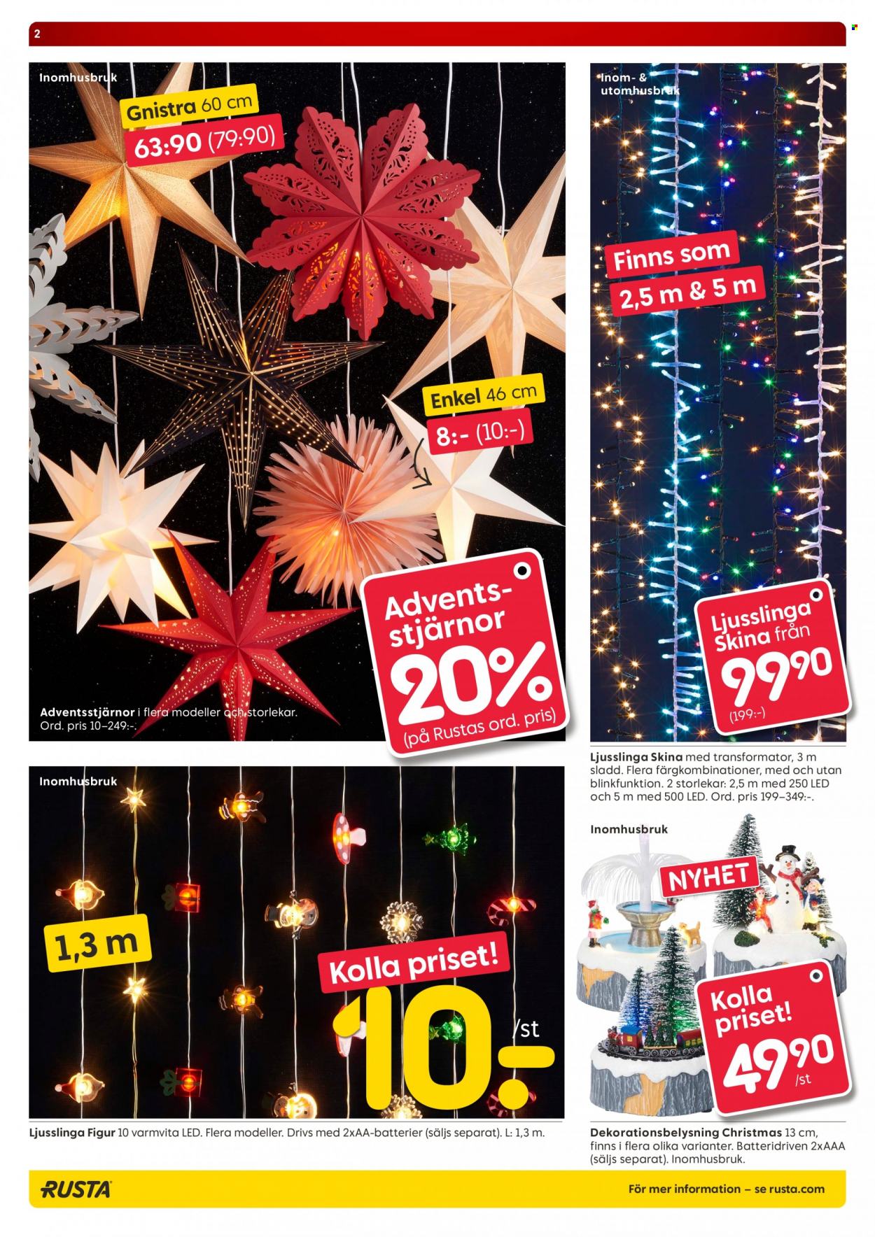 Rusta reklamblad - 18/11 2021 - 21/11 2021. Sida 2