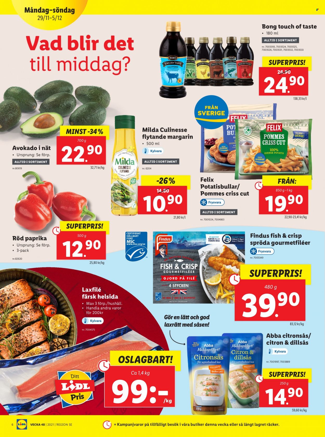 Lidl reklamblad - 29/11 2021 - 5/12 2021. Sida 6