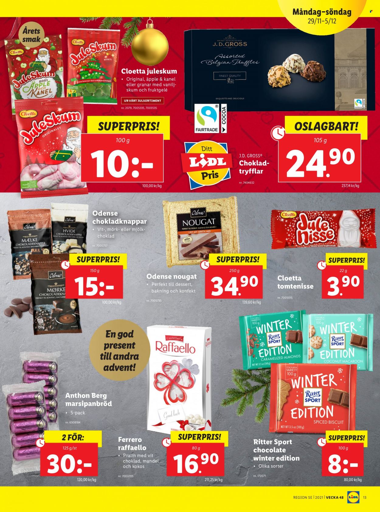 Lidl reklamblad - 29/11 2021 - 5/12 2021. Sida 13