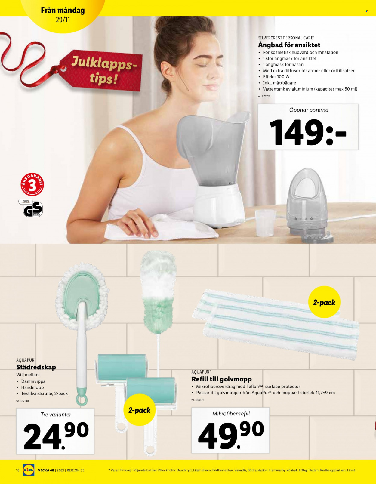 Lidl reklamblad - 29/11 2021 - 5/12 2021. Sida 19