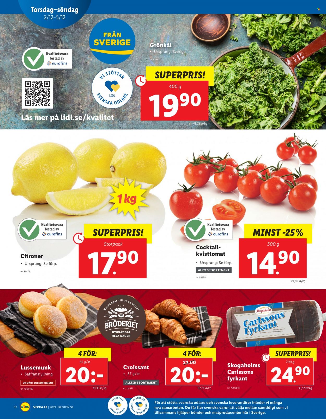 Lidl reklamblad - 29/11 2021 - 5/12 2021. Sida 32