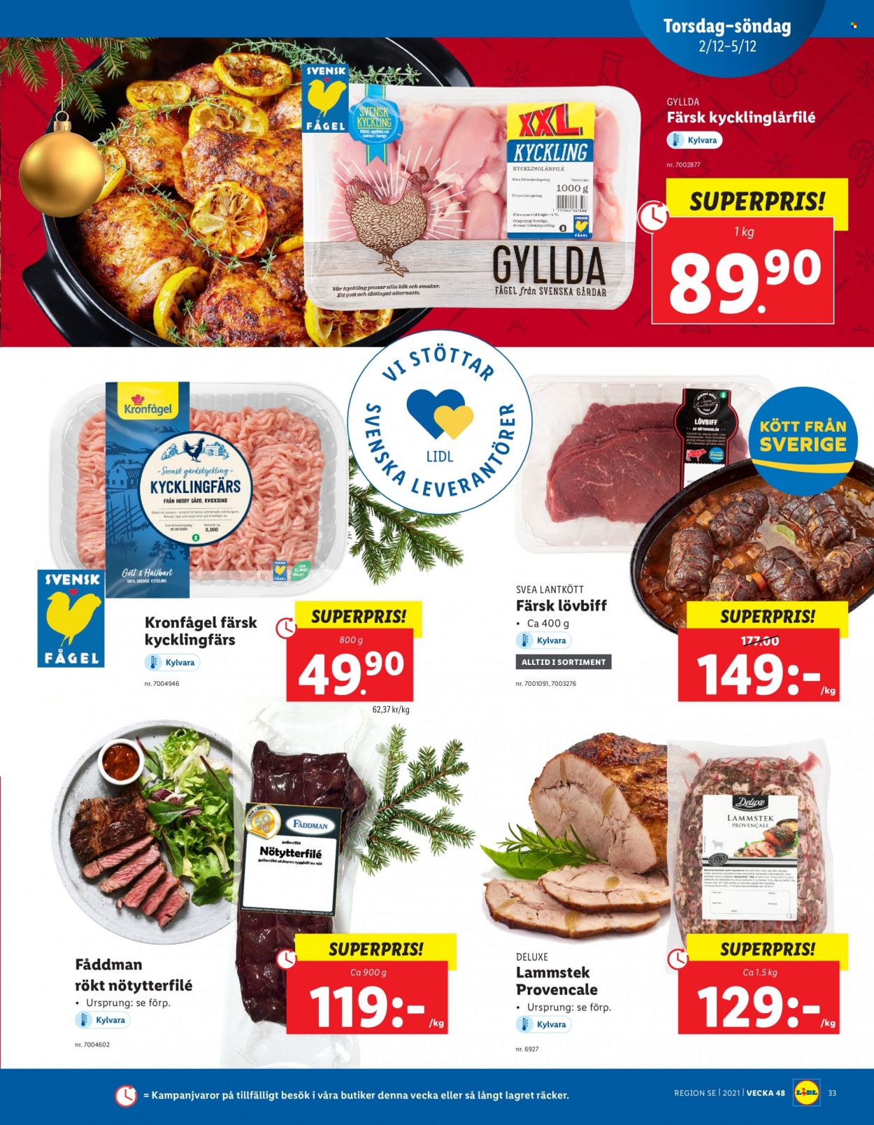 Lidl reklamblad - 29/11 2021 - 5/12 2021. Sida 33