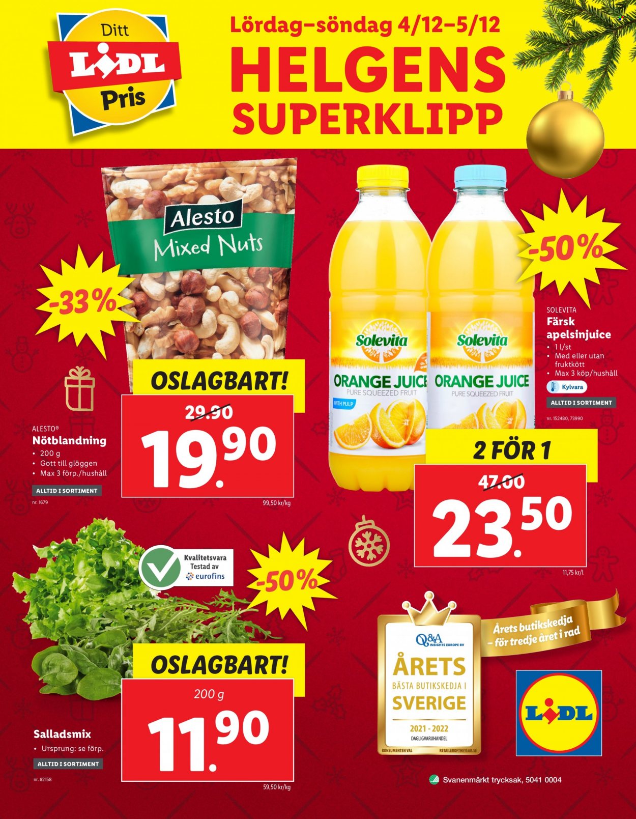 Lidl reklamblad - 29/11 2021 - 5/12 2021. Sida 36
