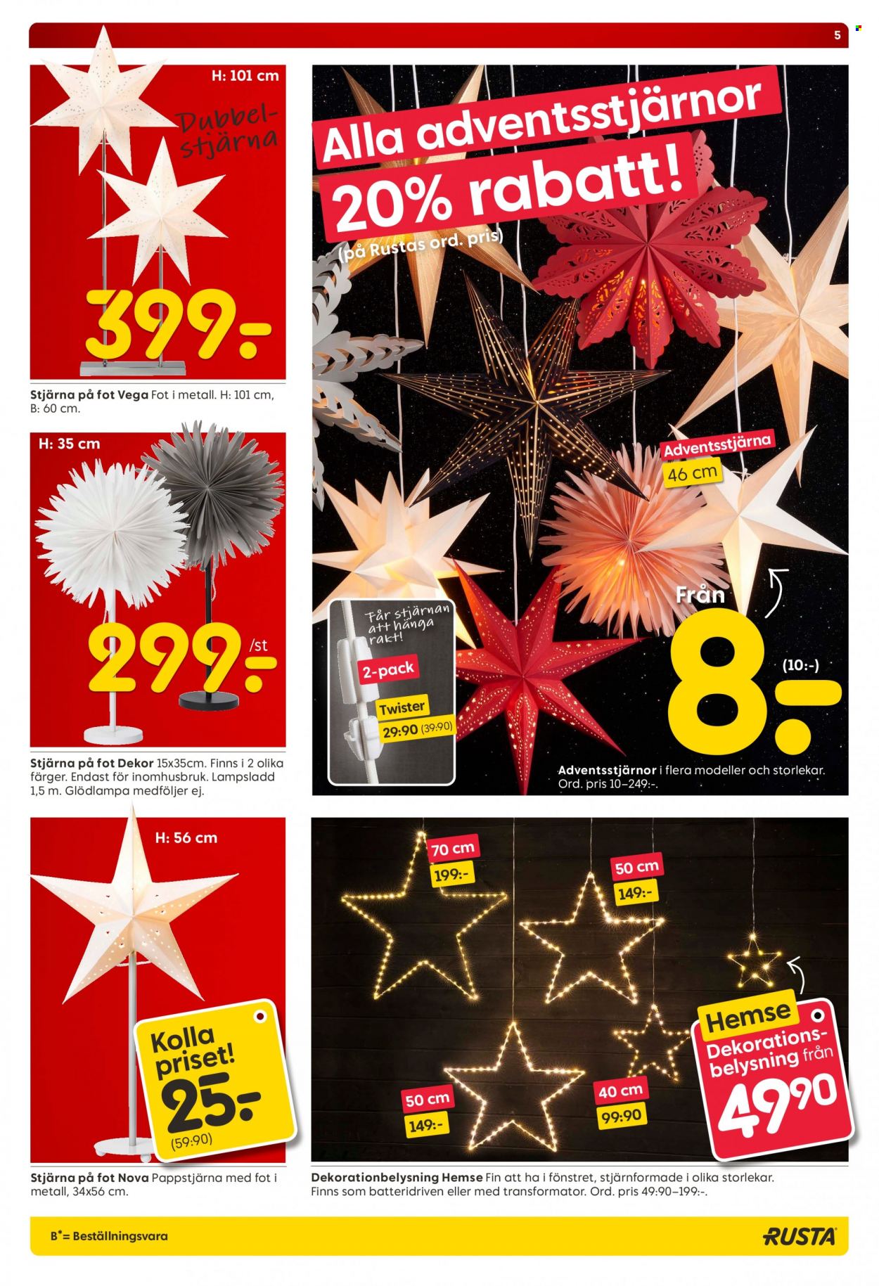 Rusta reklamblad - 22/11 2021 - 24/11 2021. Sida 5