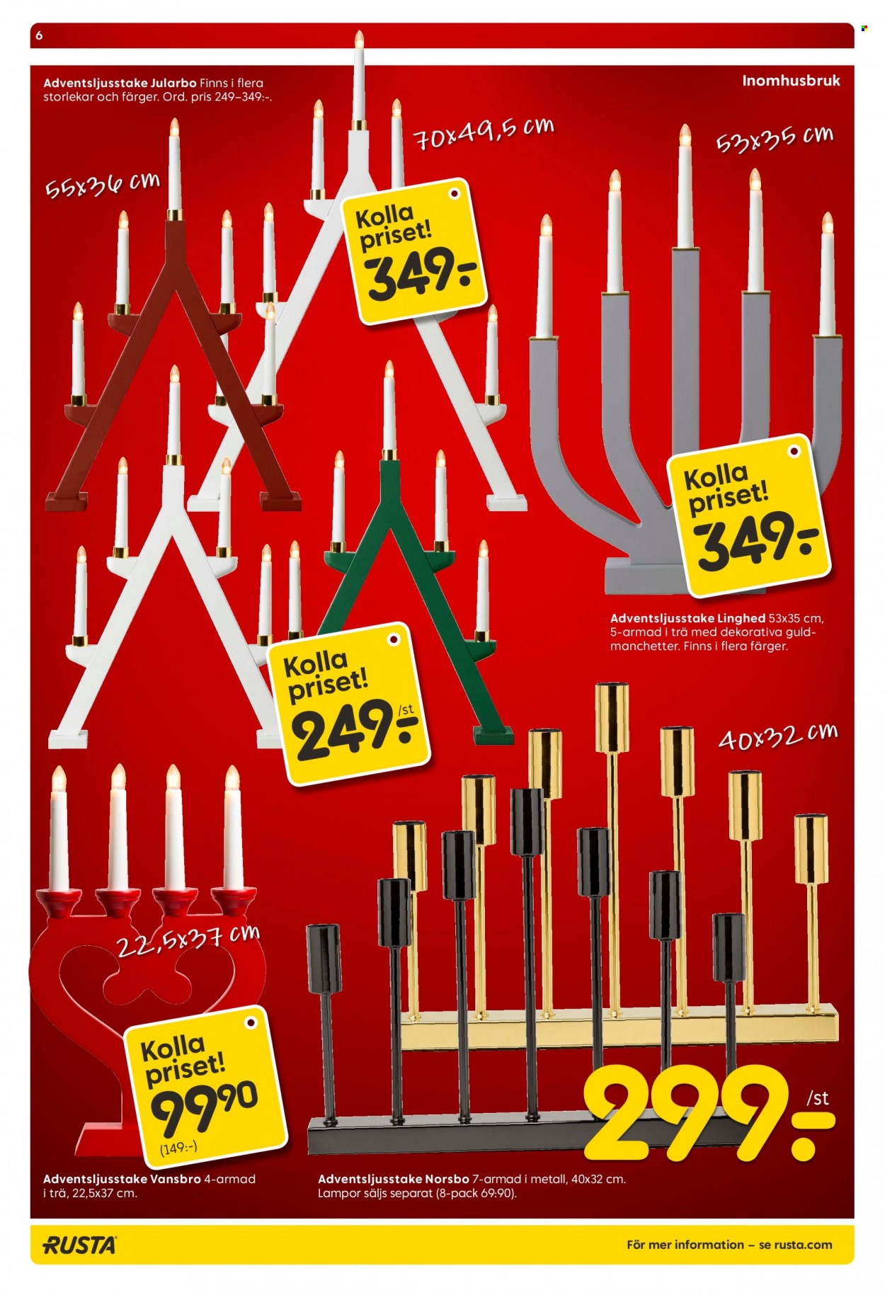 Rusta reklamblad - 22/11 2021 - 24/11 2021. Sida 6