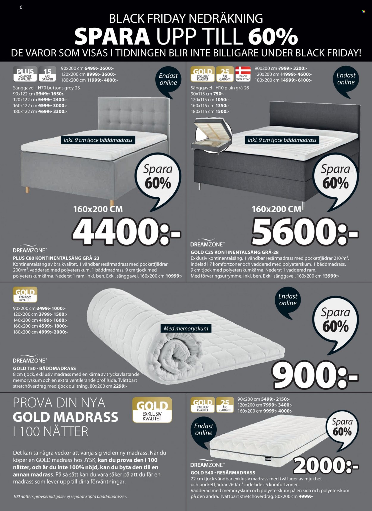 JYSK reklamblad - 22/11 2021 - 28/11 2021. Sida 6