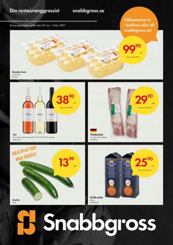 Axfood Snabbgross reklamblad - 22/11 2021 - 5/12 2021.