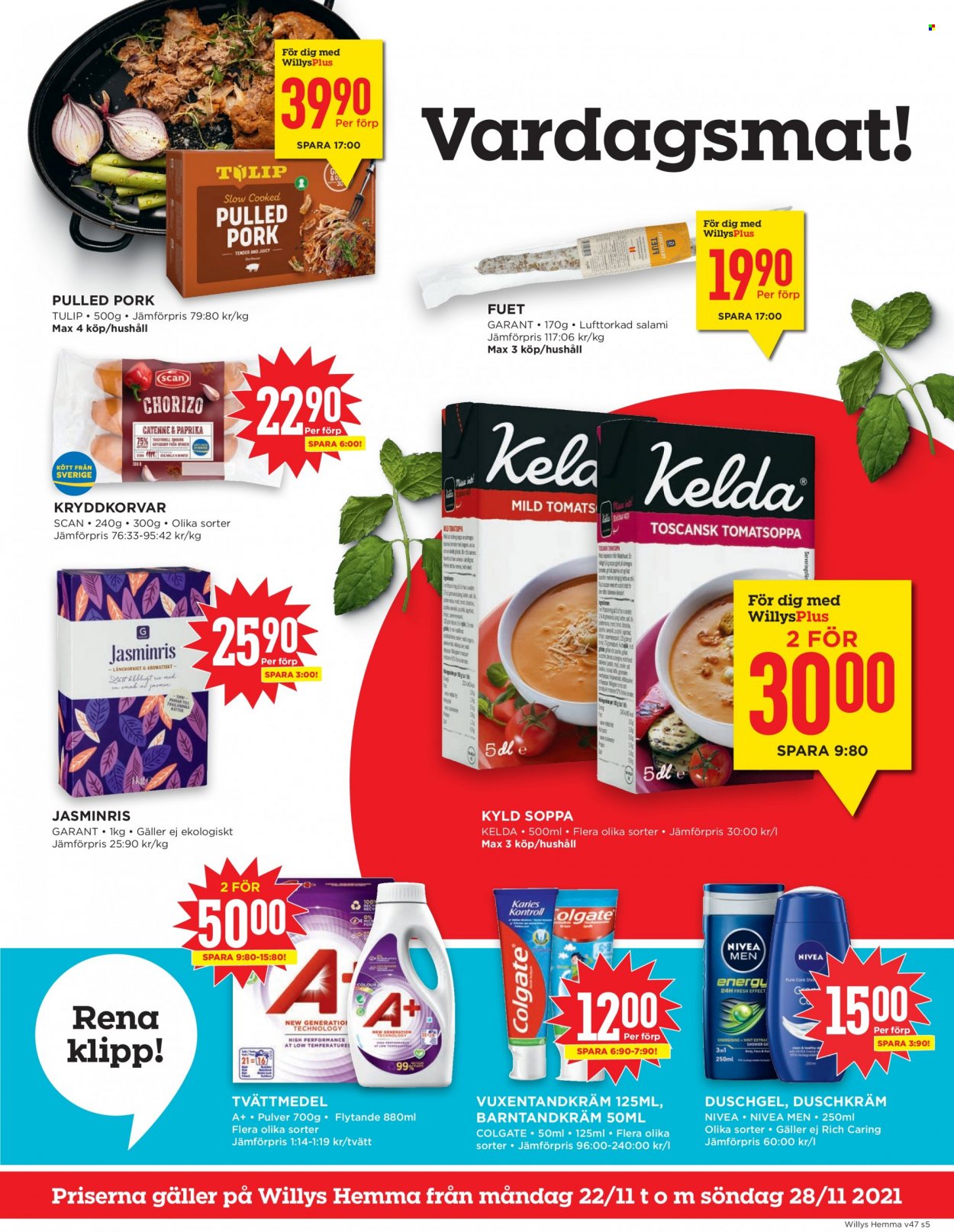 Willys reklamblad - 22/11 2021 - 28/11 2021. Sida 5
