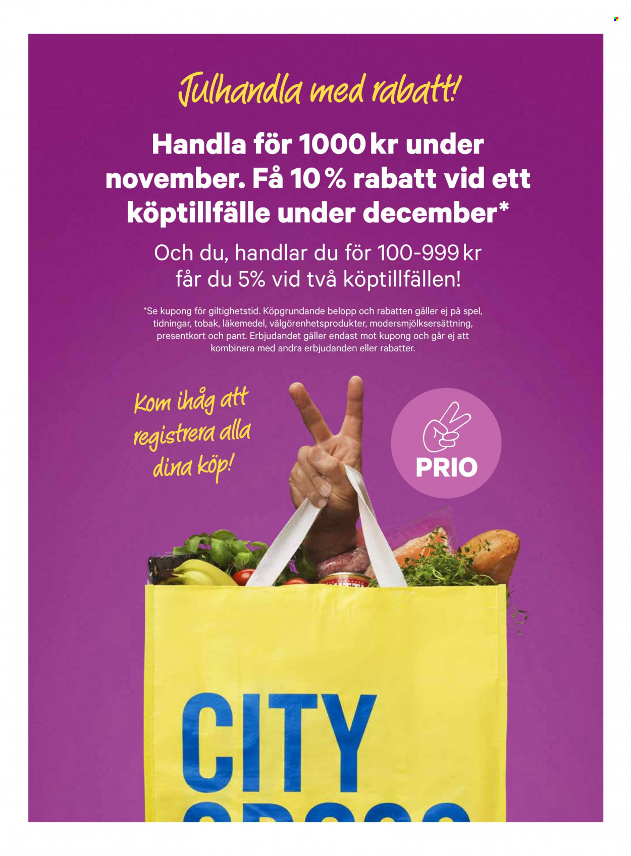 City Gross reklamblad - 22/11 2021 - 28/11 2021. Sida 7