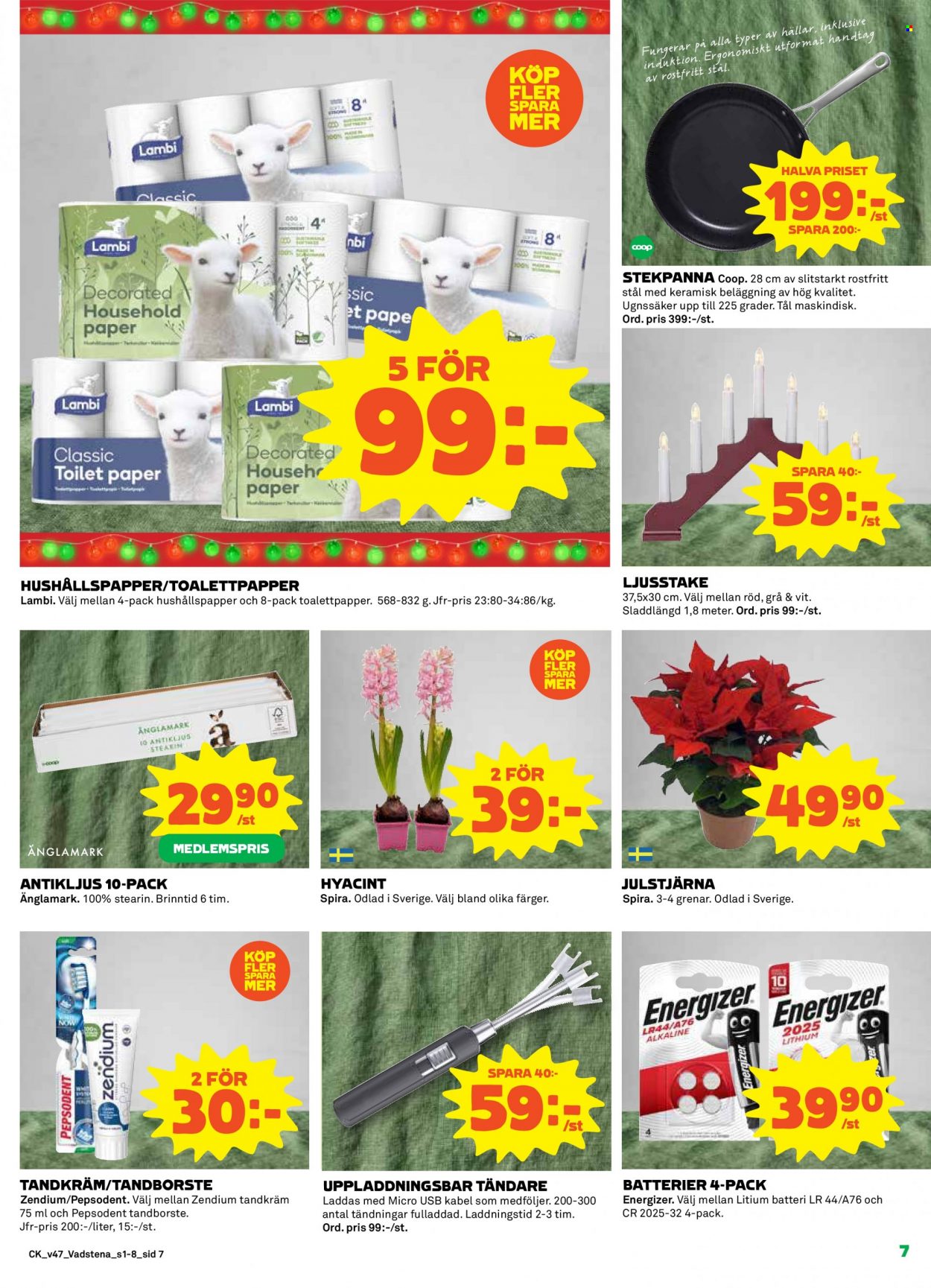 Coop reklamblad - 22/11 2021 - 28/11 2021. Sida 7