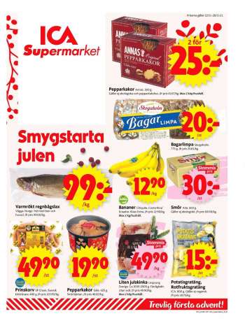 ICA reklamblad - 22/11 2021 - 28/11 2021.