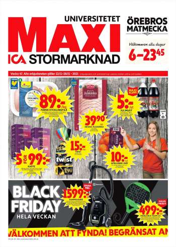 ICA reklamblad - 22/11 2021 - 28/11 2021.