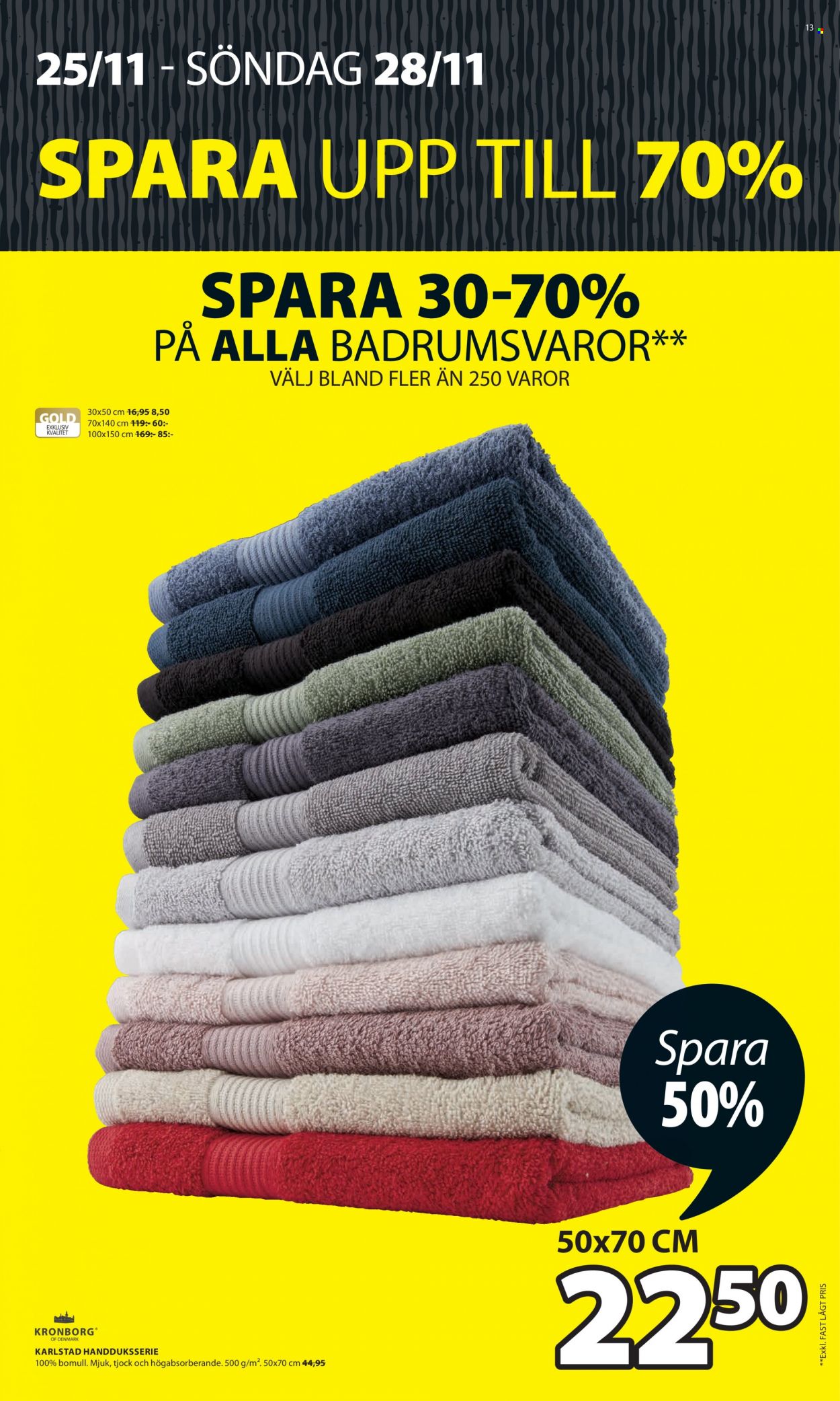 JYSK reklamblad - 25/11 2021 - 28/11 2021. Sida 13