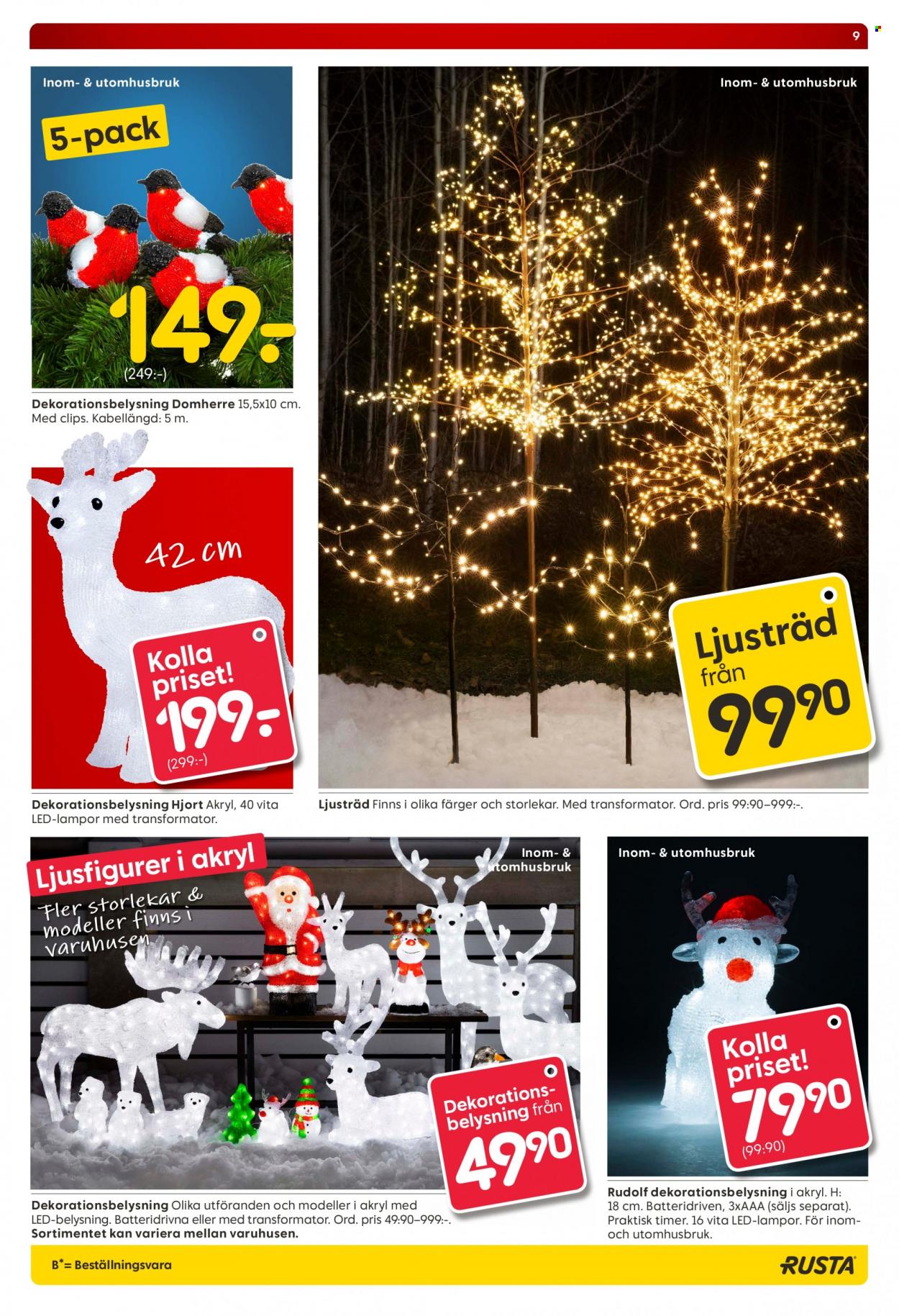 Rusta reklamblad - 25/11 2021 - 28/11 2021. Sida 9