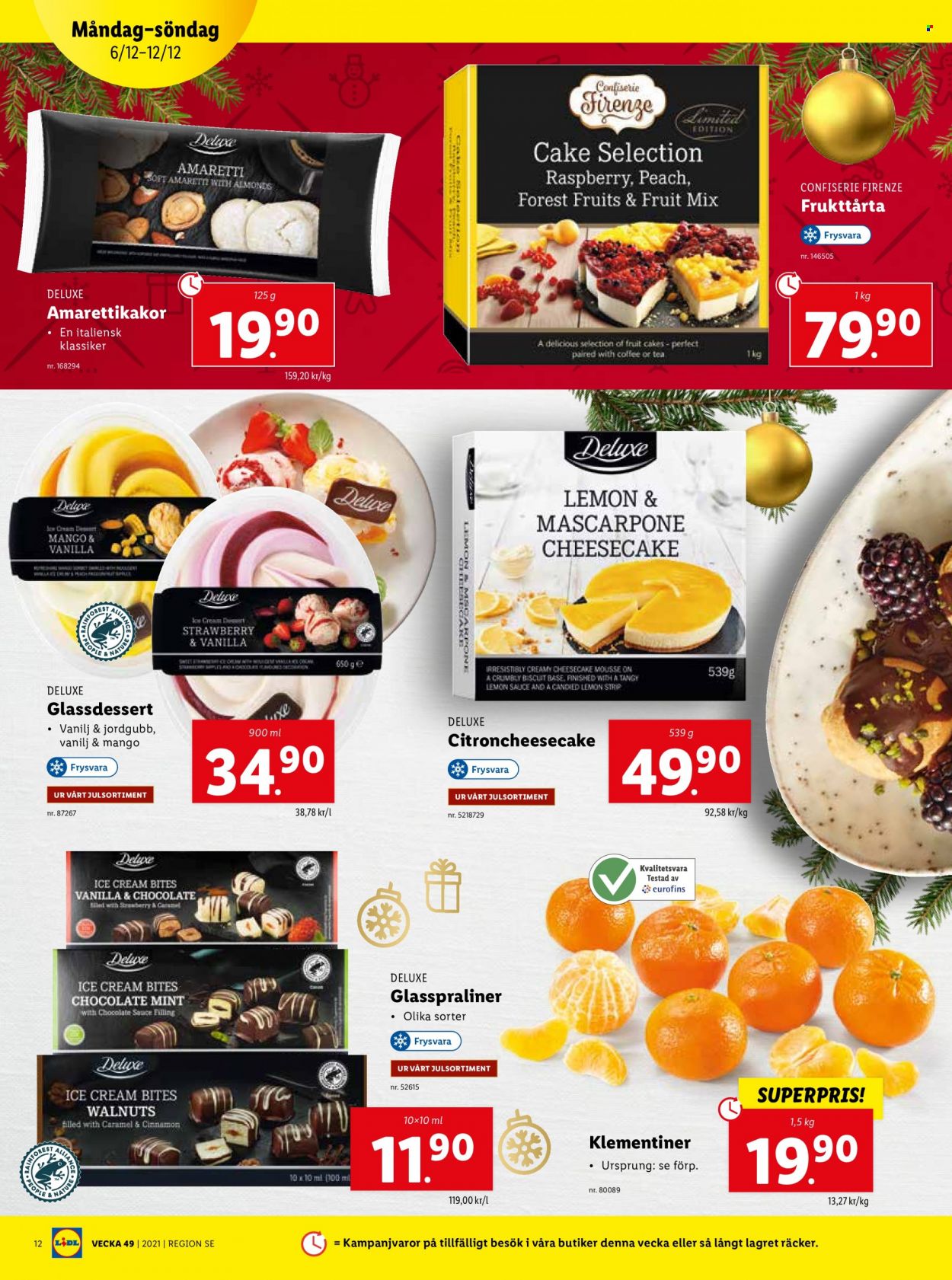 Lidl reklamblad - 6/12 2021 - 12/12 2021. Sida 12