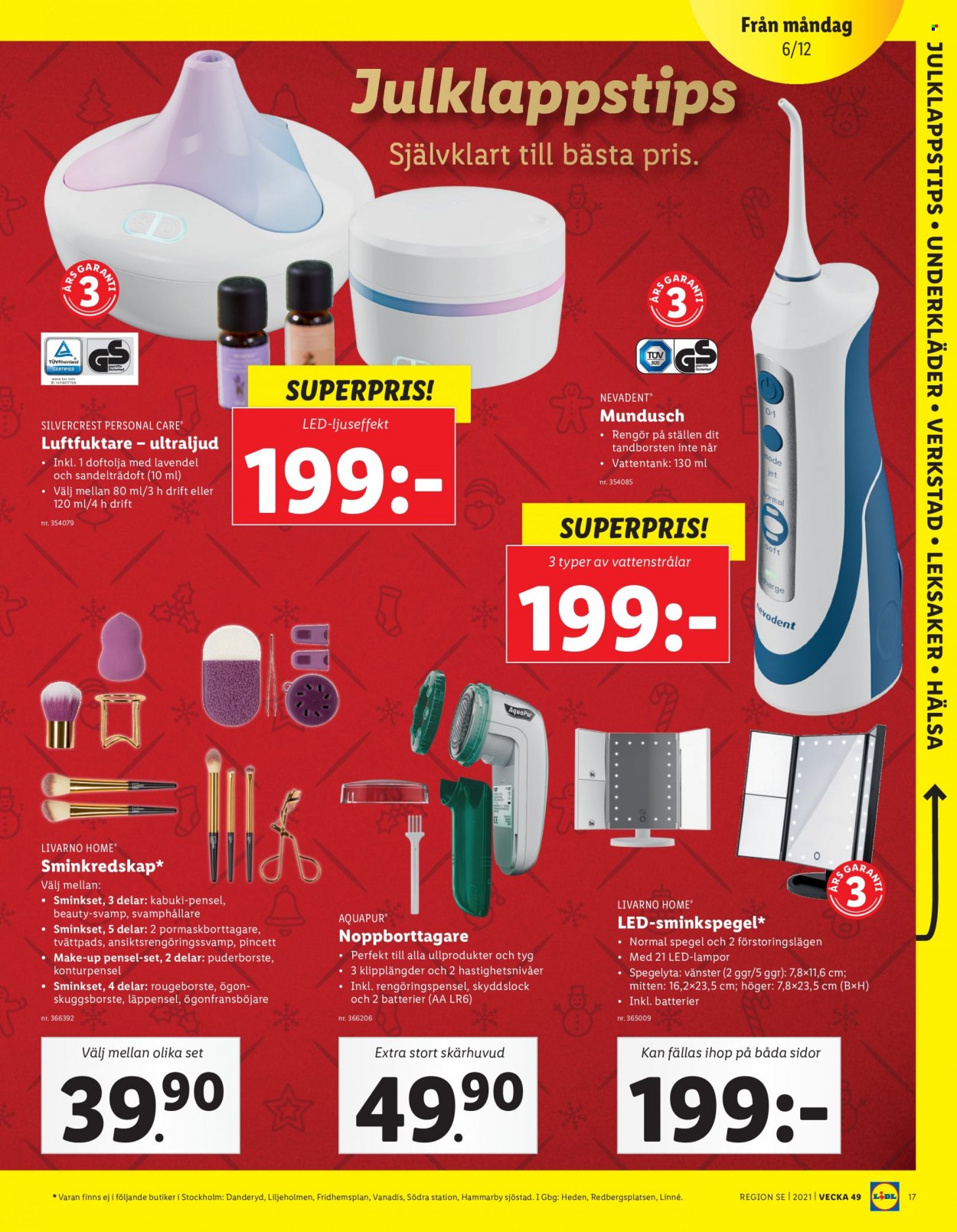 Lidl reklamblad - 6/12 2021 - 12/12 2021. Sida 17