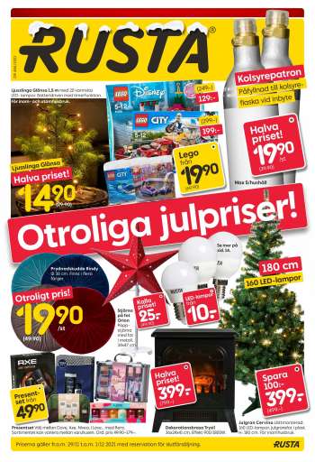 Rusta reklamblad - 29/11 2021 - 1/12 2021.