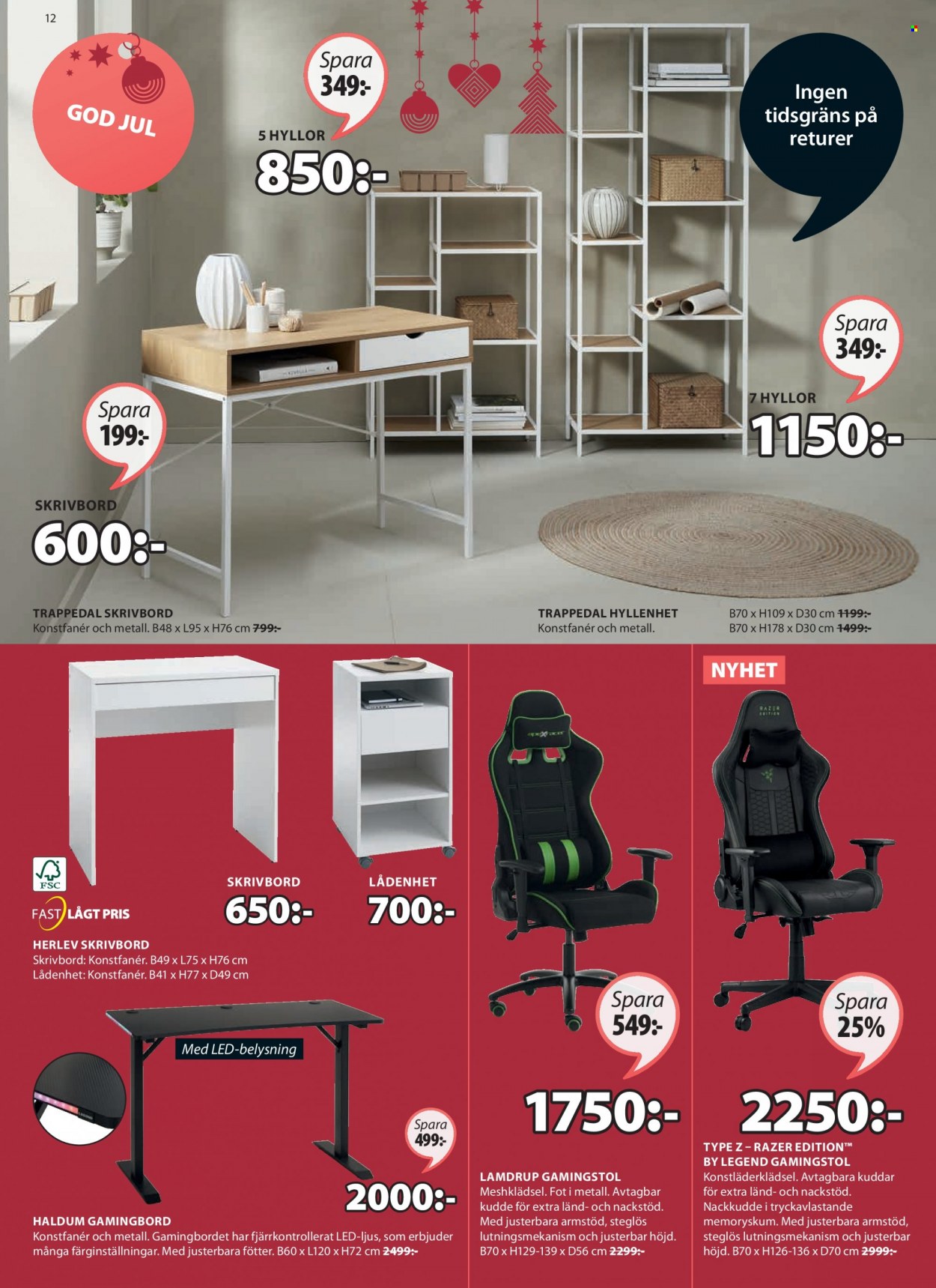 JYSK reklamblad - 29/11 2021 - 12/12 2021. Sida 12