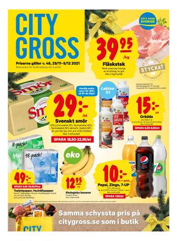 City Gross reklamblad - 29/11 2021 - 5/12 2021.