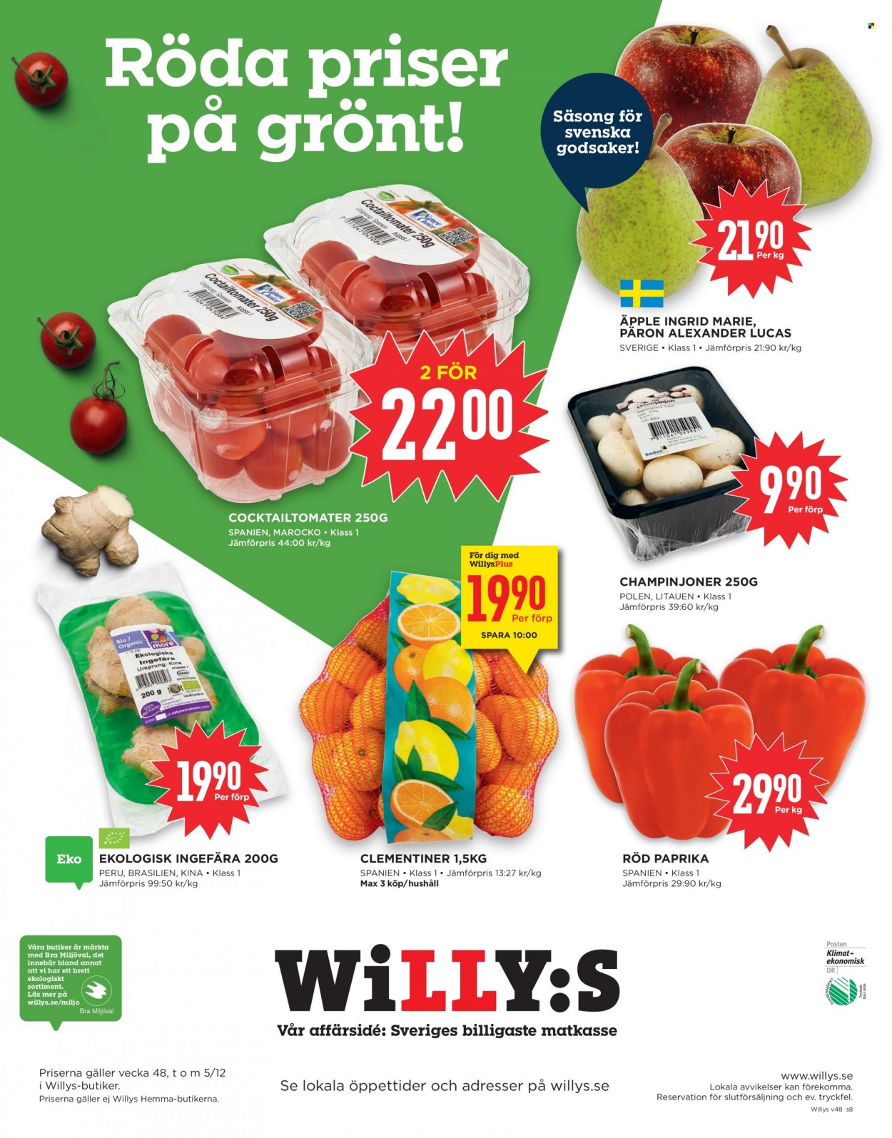 Willys reklamblad - 29/11 2021 - 5/12 2021. Sida 8