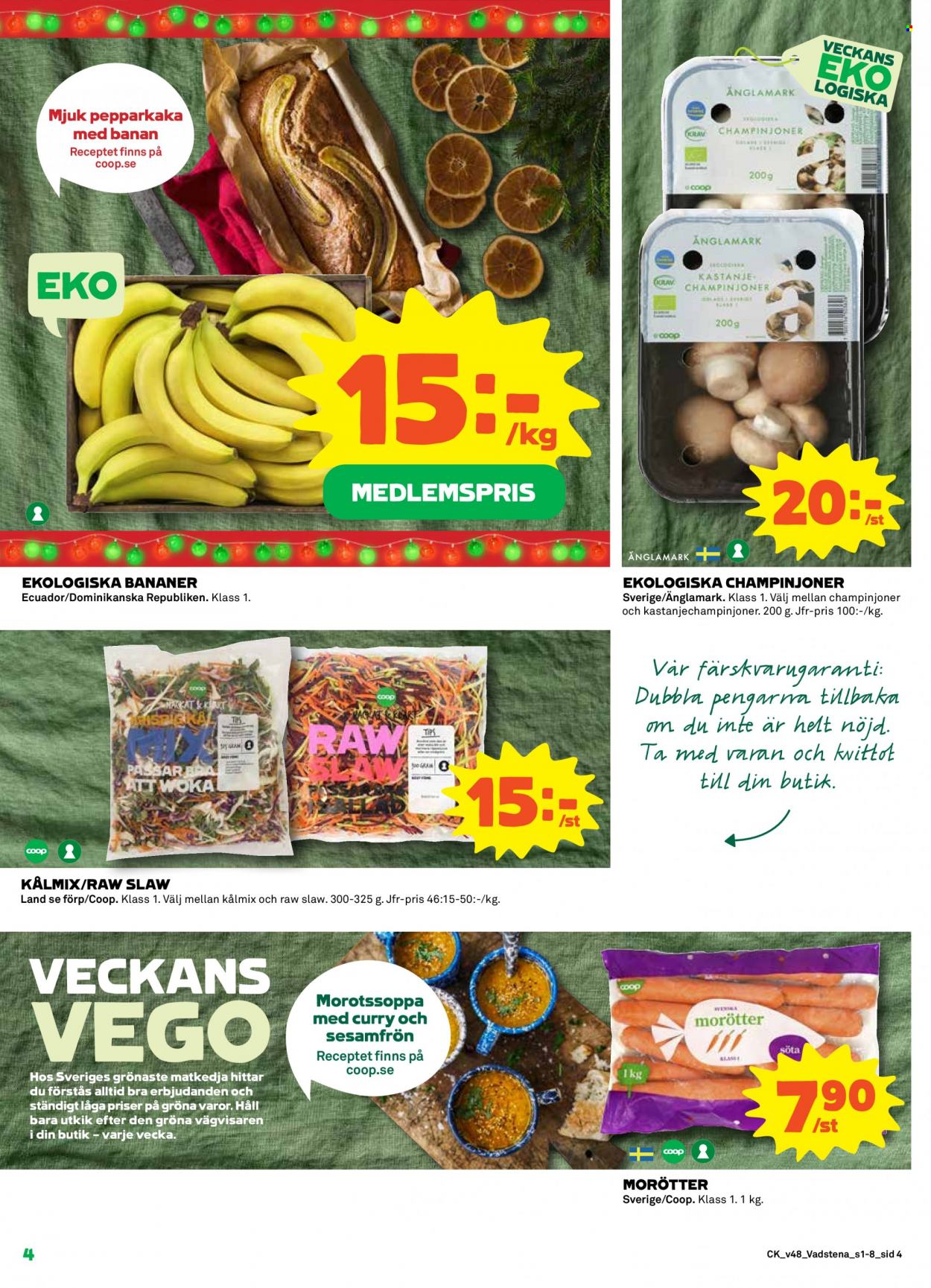 Coop reklamblad - 29/11 2021 - 5/12 2021. Sida 4