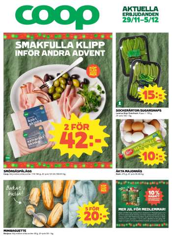 Coop reklamblad - 29/11 2021 - 5/12 2021.