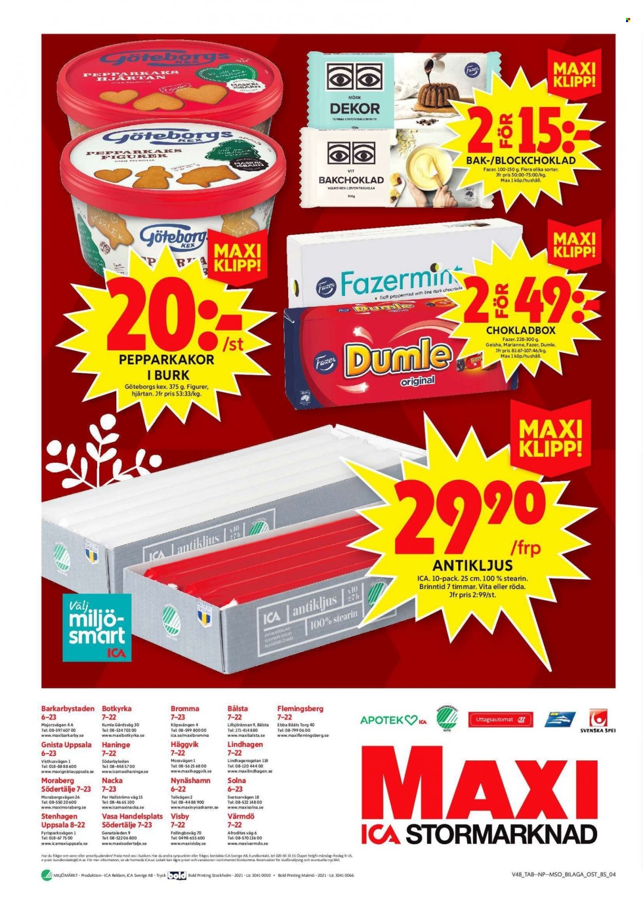 ICA reklamblad - 29/11 2021 - 5/12 2021. Sida 22