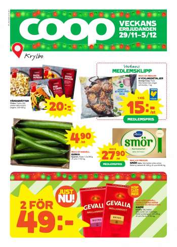 Coop reklamblad - 29/11 2021 - 5/12 2021.