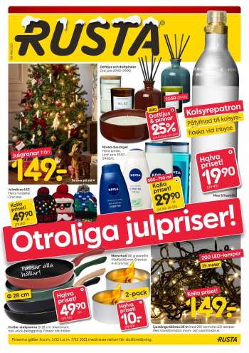 Rusta reklamblad - 2/12 2021 - 7/12 2021.